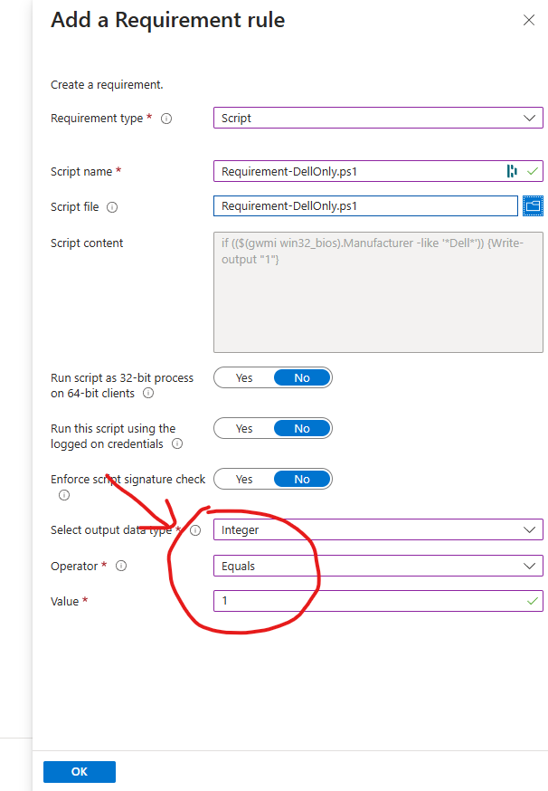 Win32Requirement