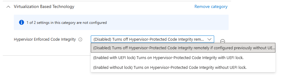 Disable Memory Integrity